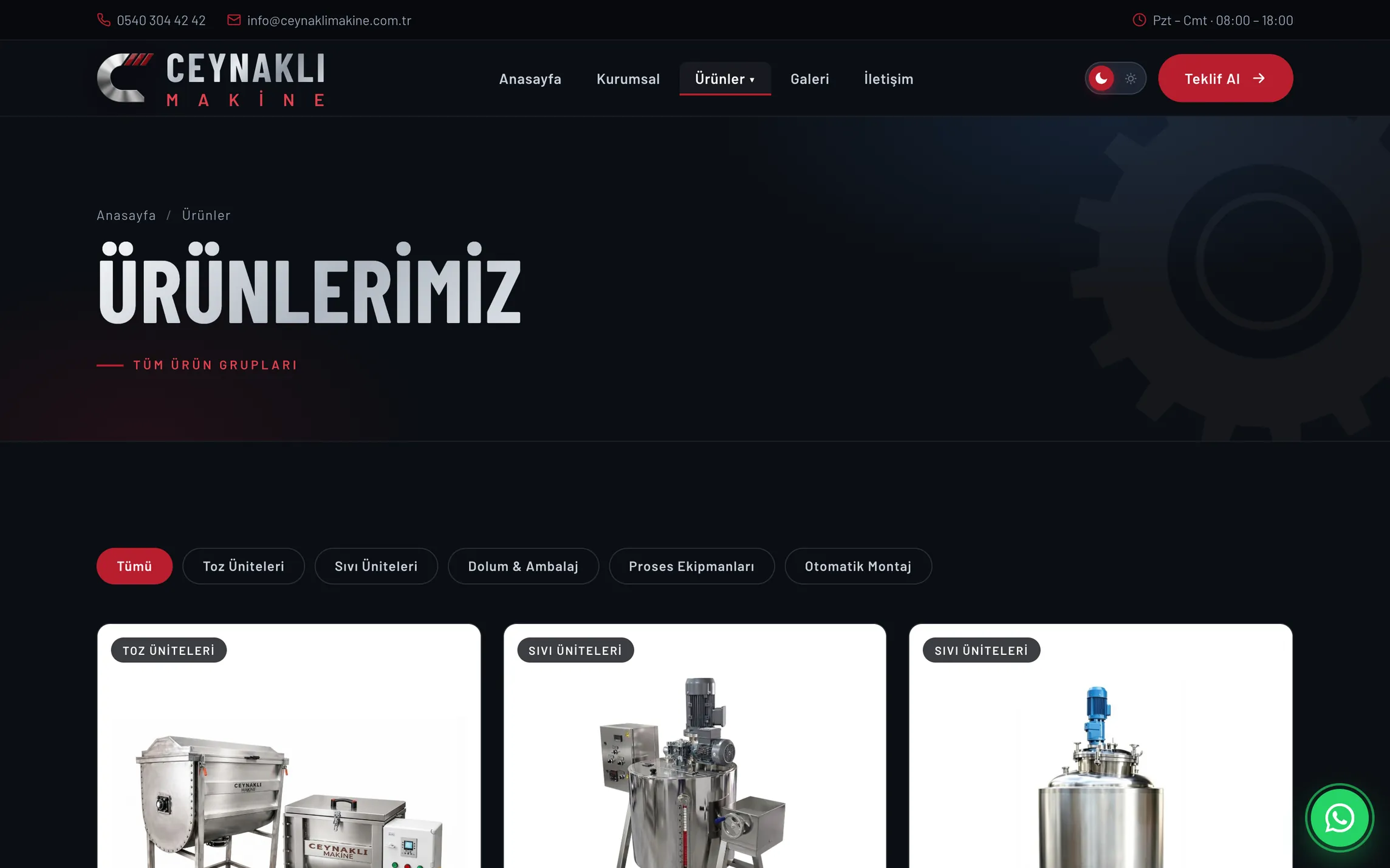 Ceynaklı Makine ekran görüntüsü
