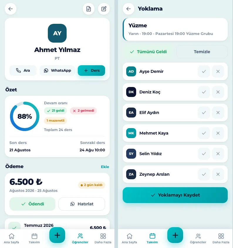 SS Sport ekranları