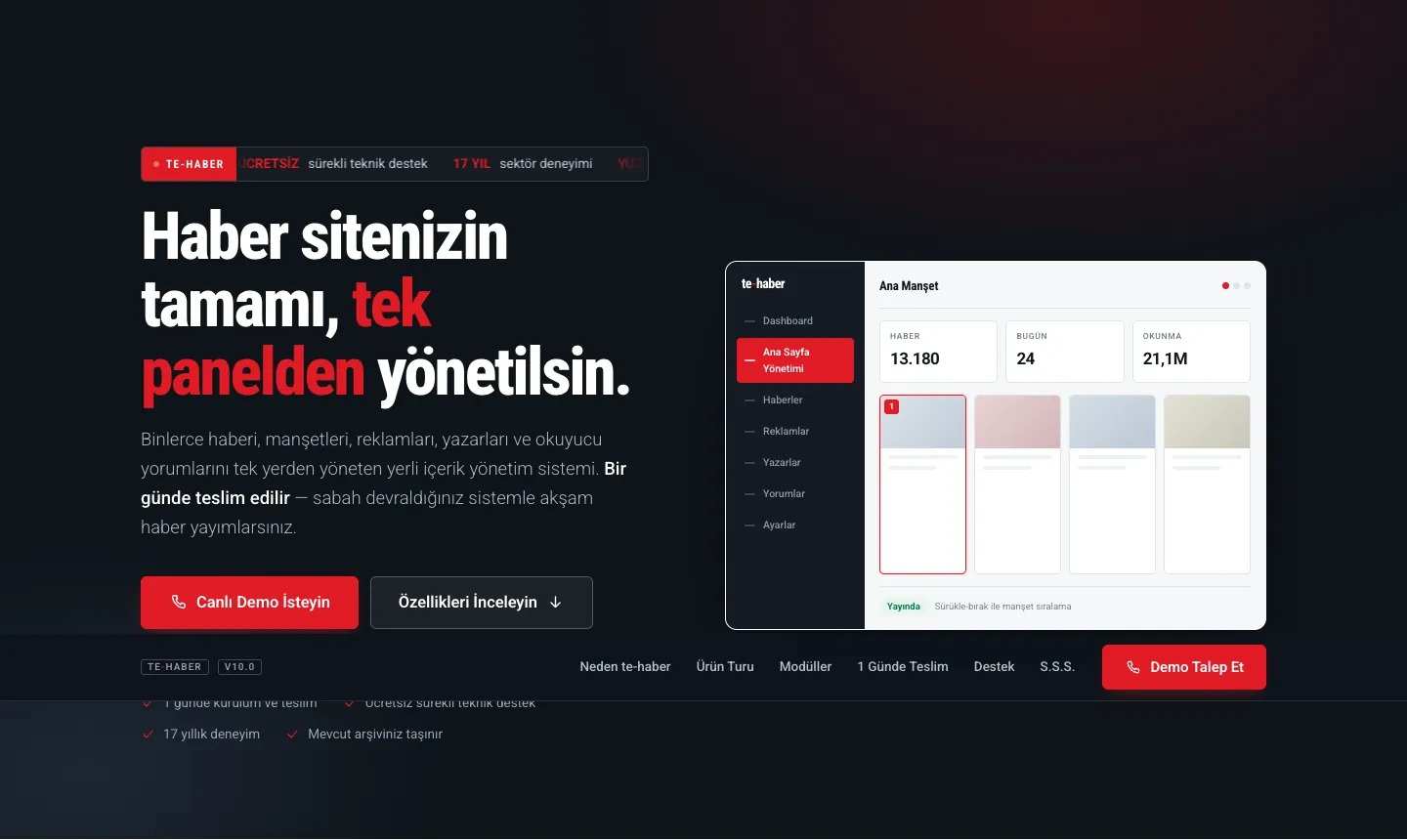 te-haber ekranları