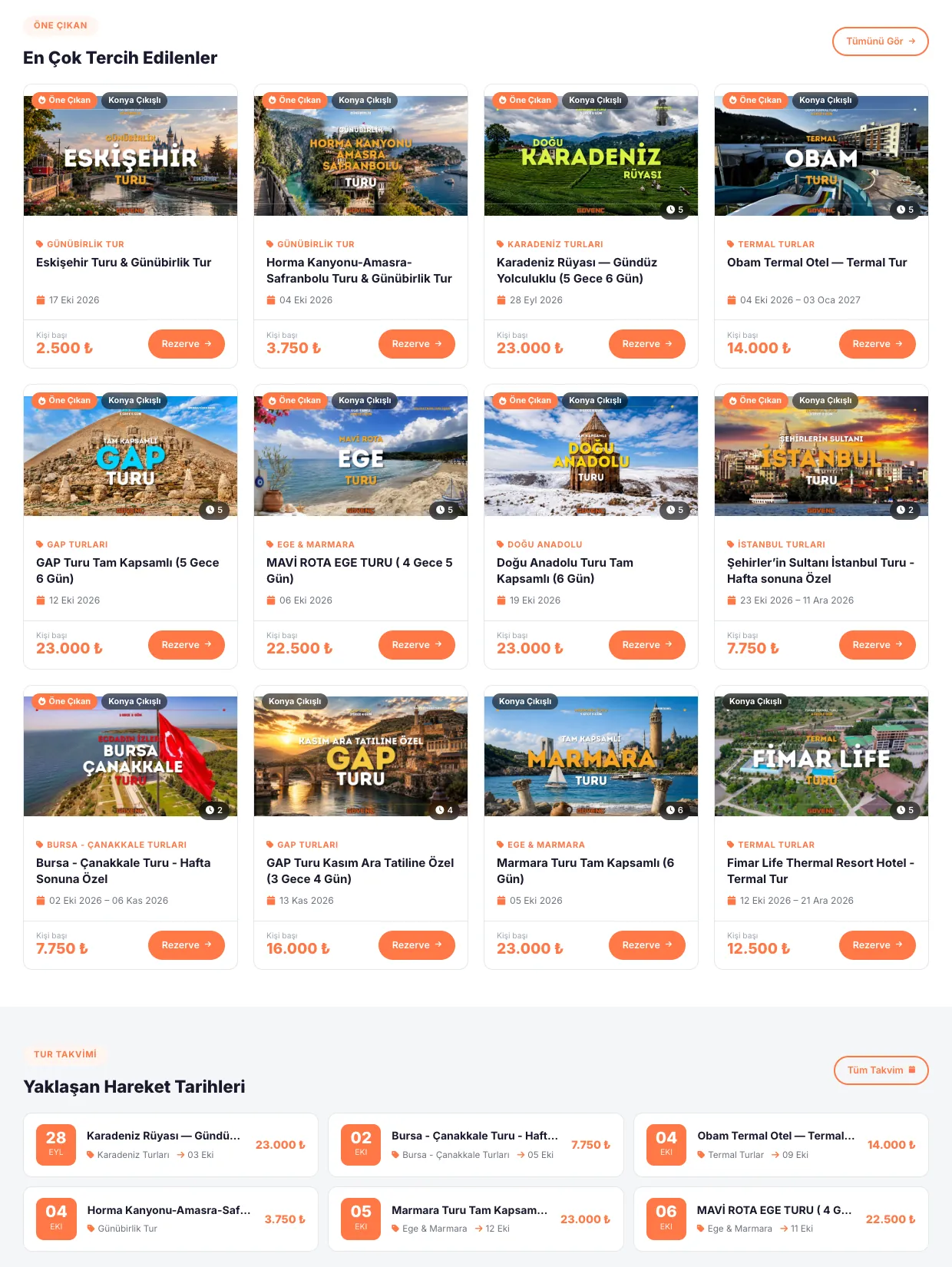 Turizm Acentası Yönetim Yazılımı ekranları